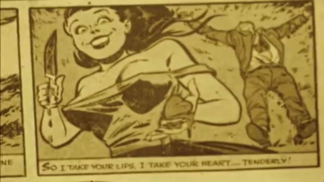 Backdrop for Confidential File: Horror Comics