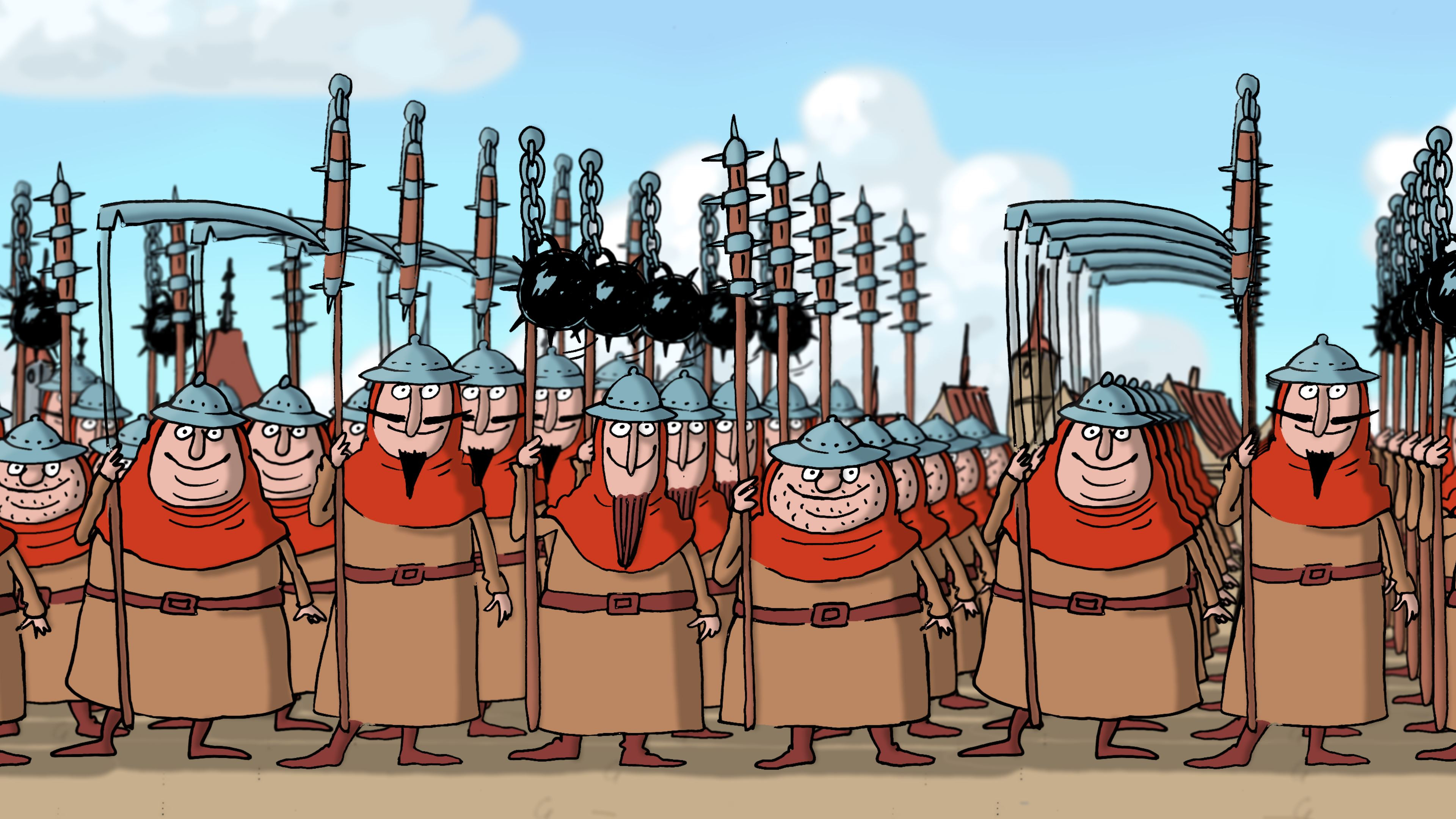 Backdrop for The Hussites