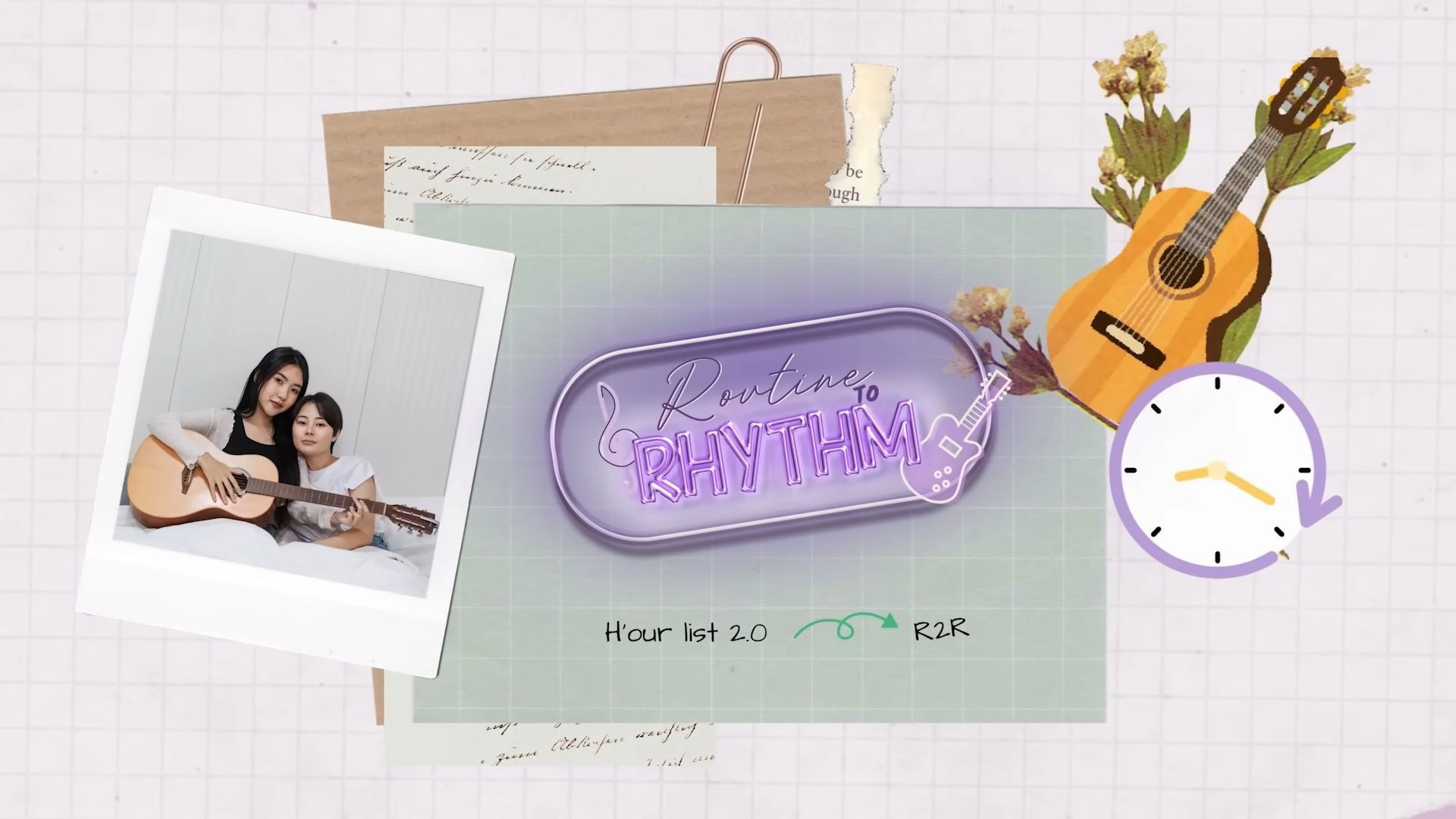 Backdrop for Routine to Rhythm