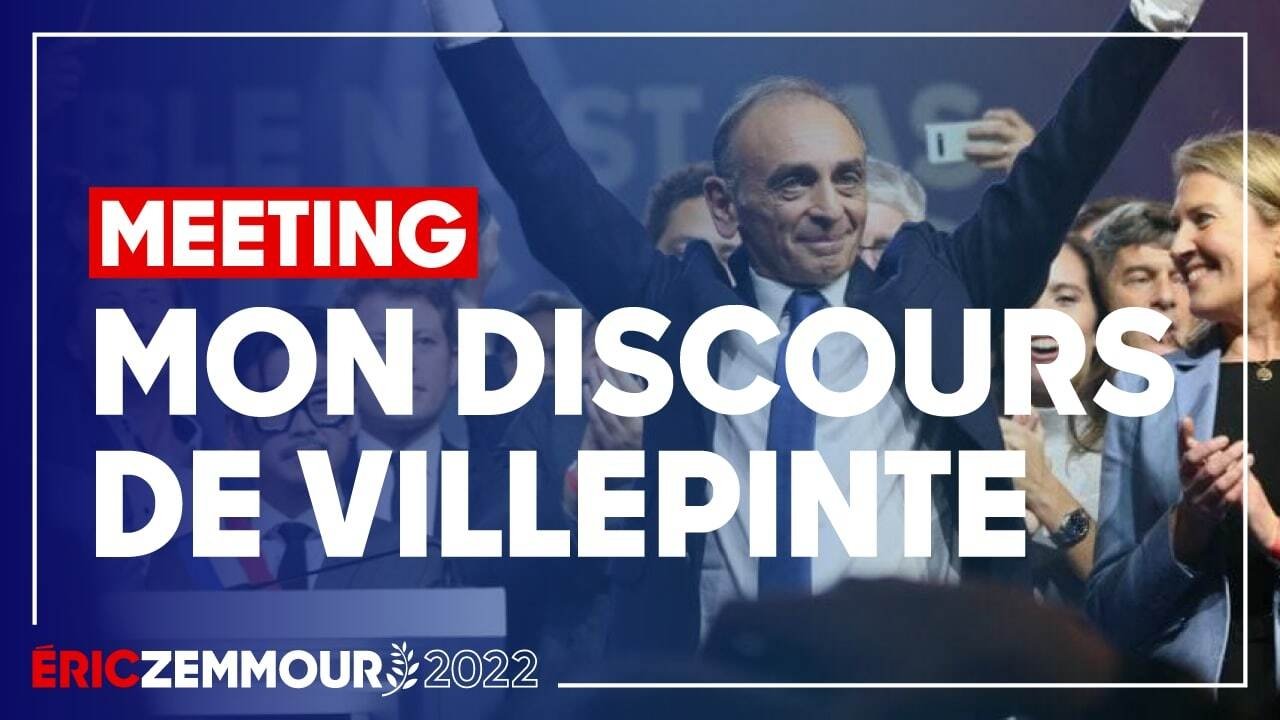 Backdrop for Éric Zemmour : Discours de Villepinte