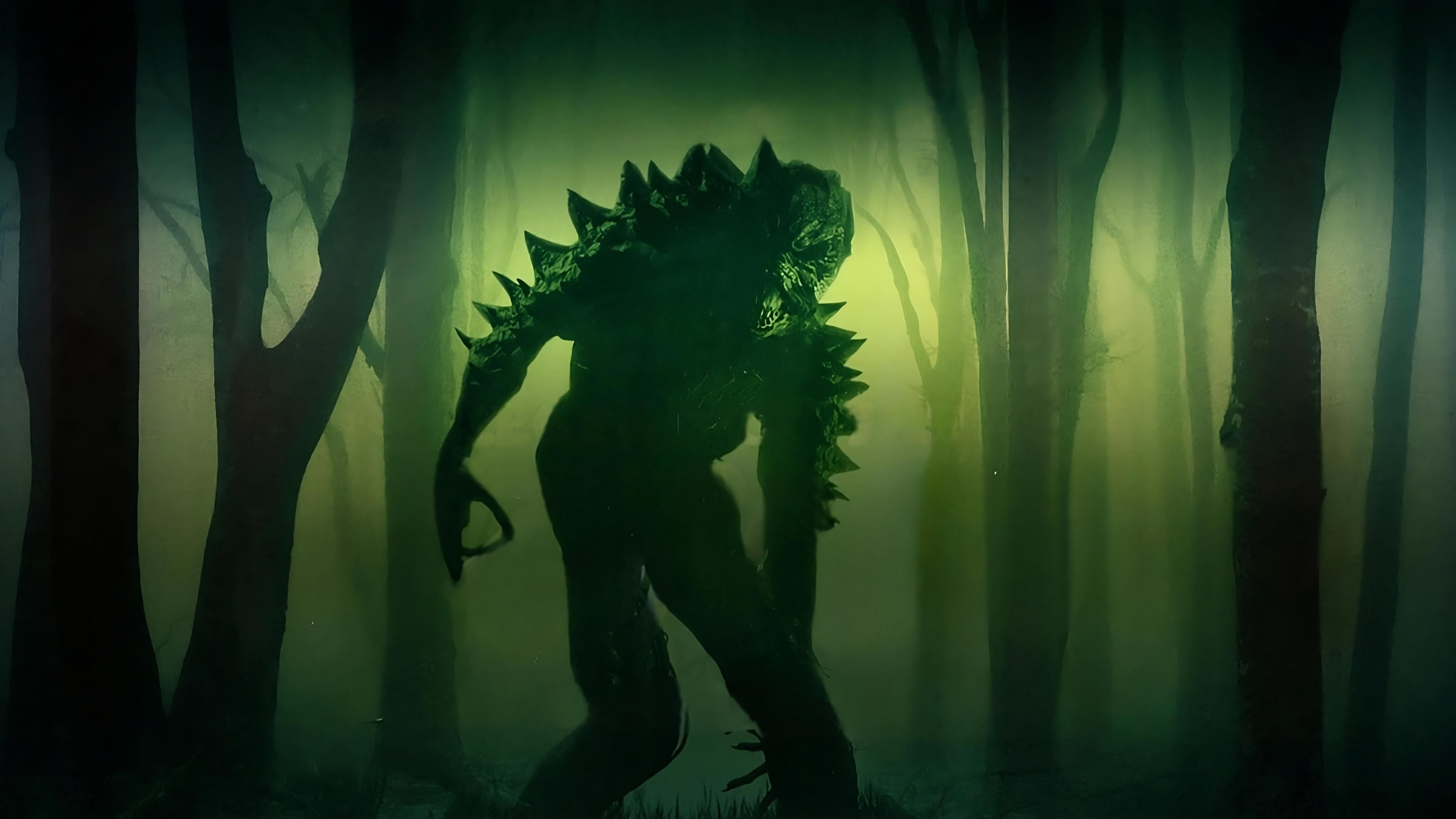 Backdrop for Legend of the Lizard Man