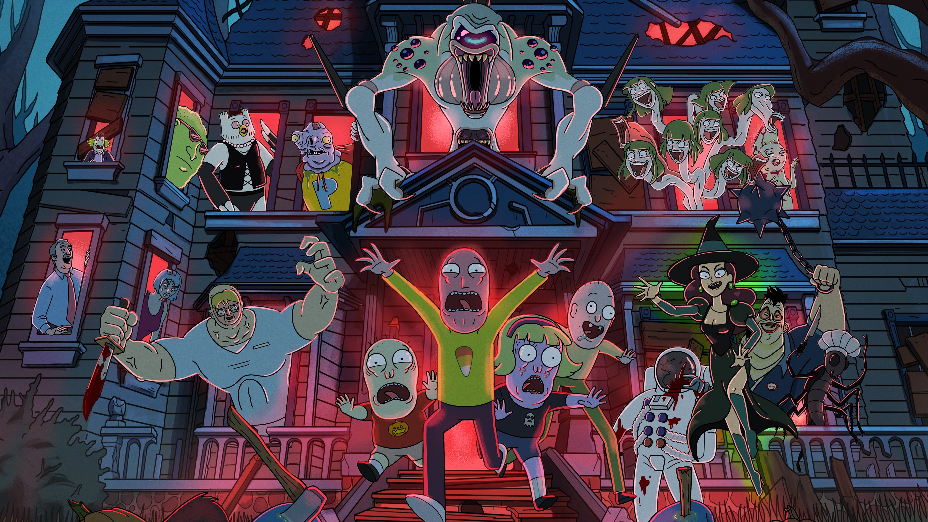 Backdrop for The Paloni Show! Halloween Special!