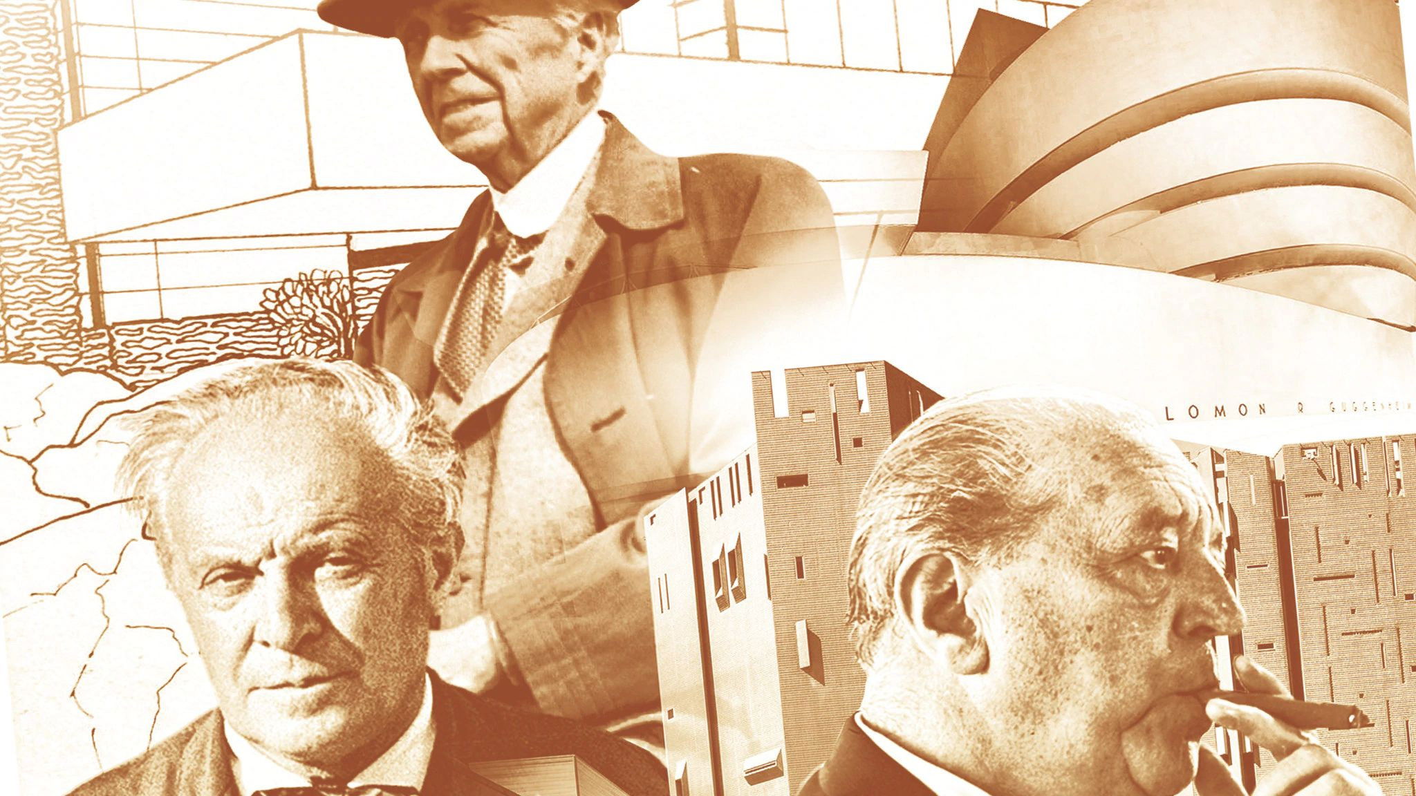 Backdrop for I tre architetti