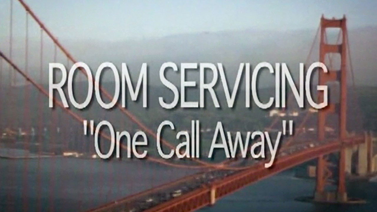 Backdrop for Room Servicing