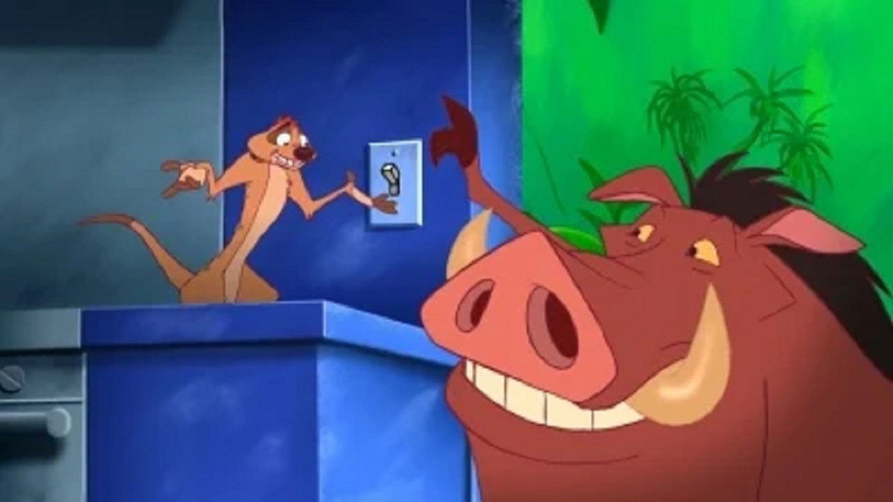 Backdrop for Wild About Safety: Timon and Pumbaa Safety Smart at Home!