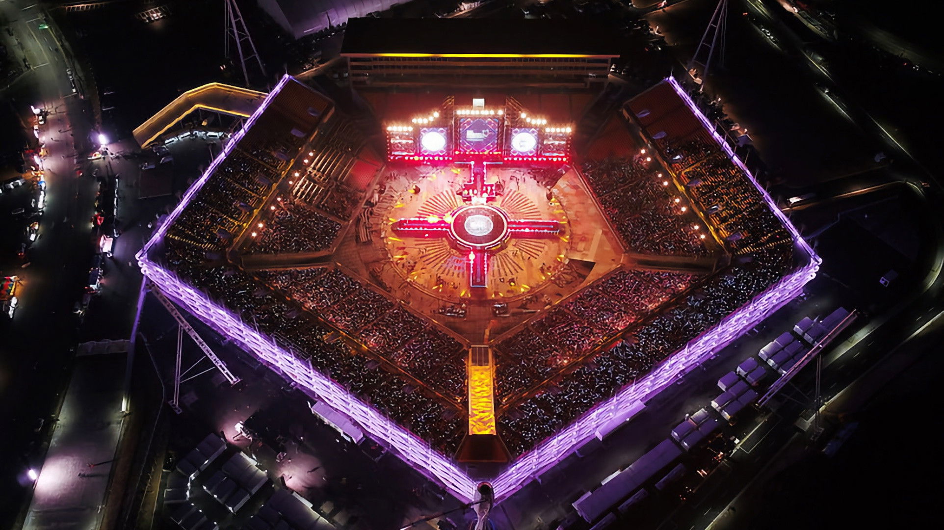 Backdrop for Dream Concert 2017 in Pyeongchang