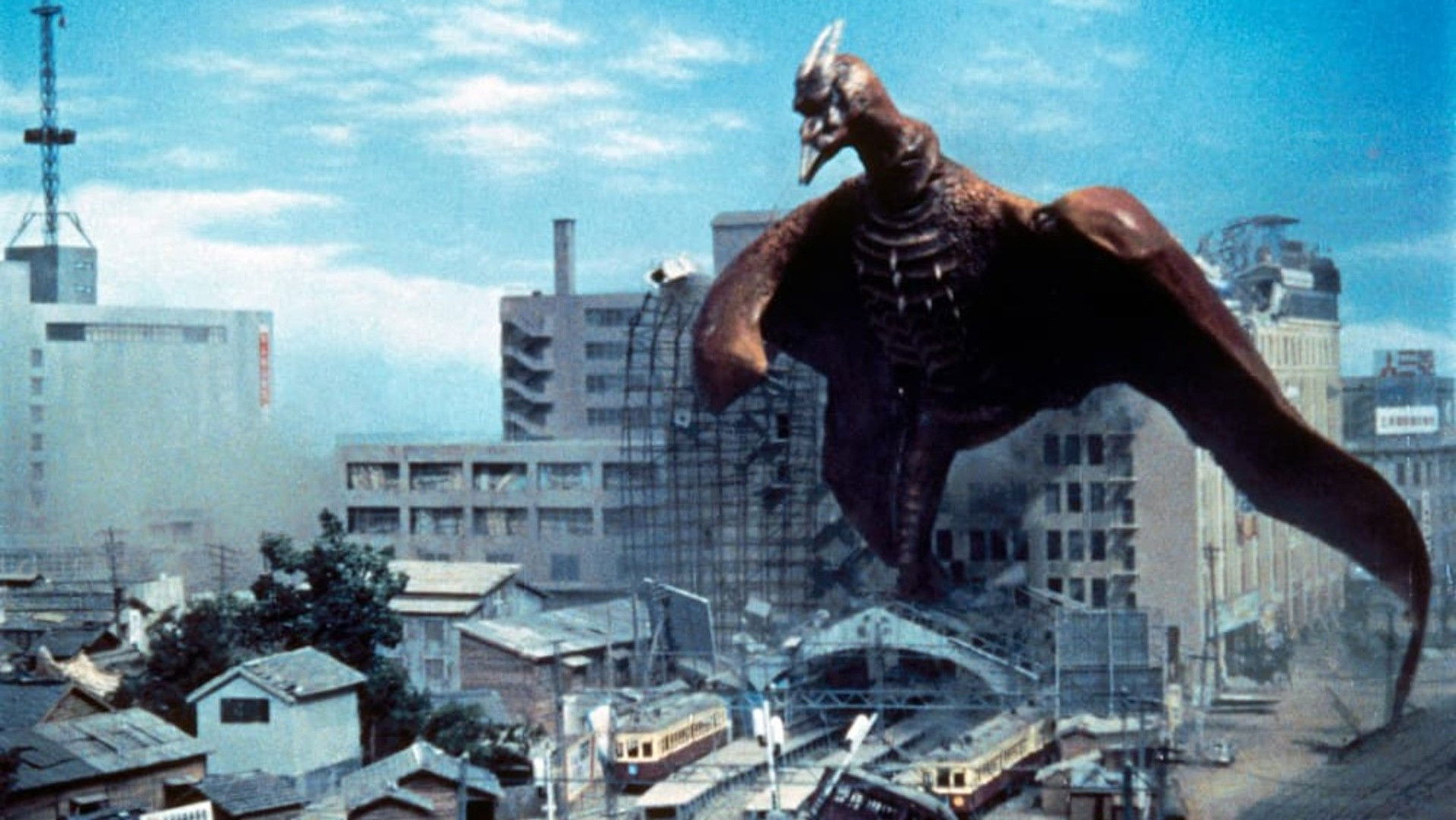 Backdrop for Rodan! The Flying Monster