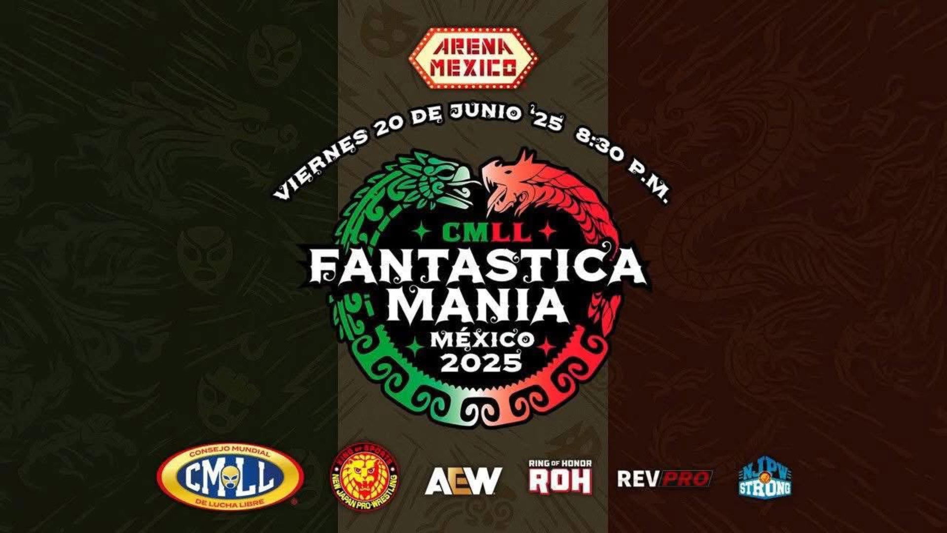 Backdrop for CMLL Presenta NJPW Fantastica Mania México 2025