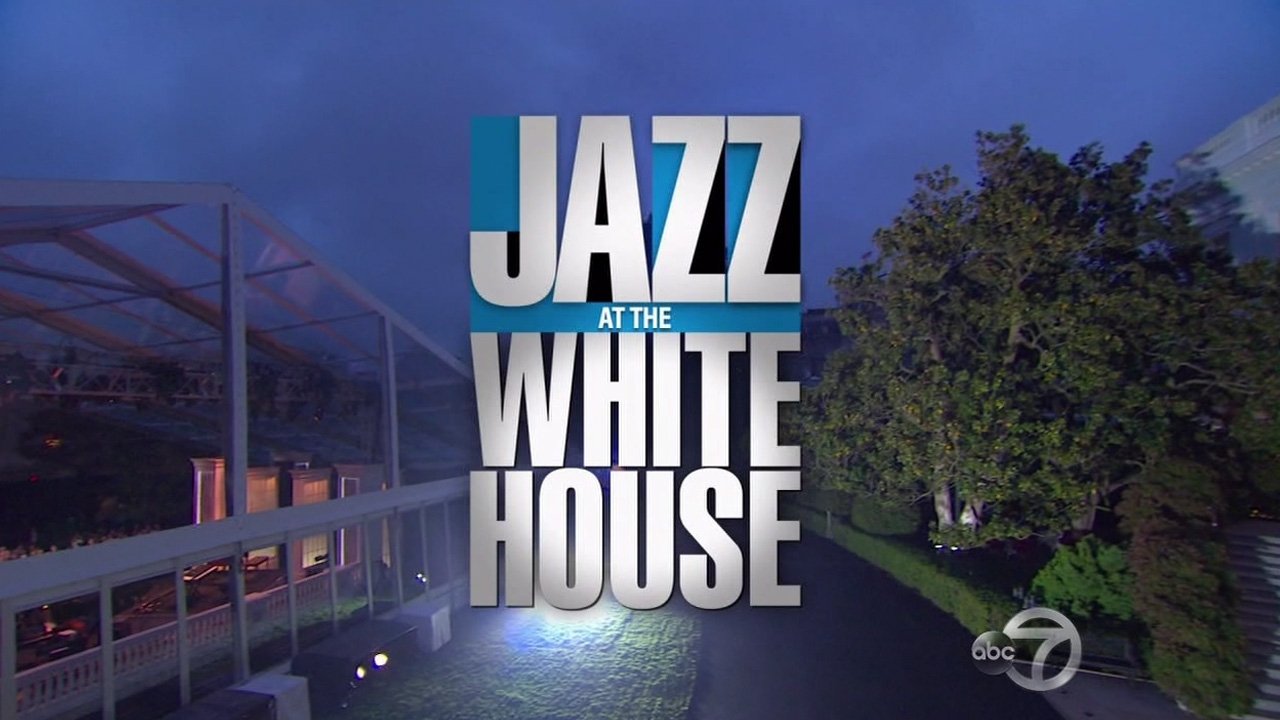 Backdrop for Jazz at the White House