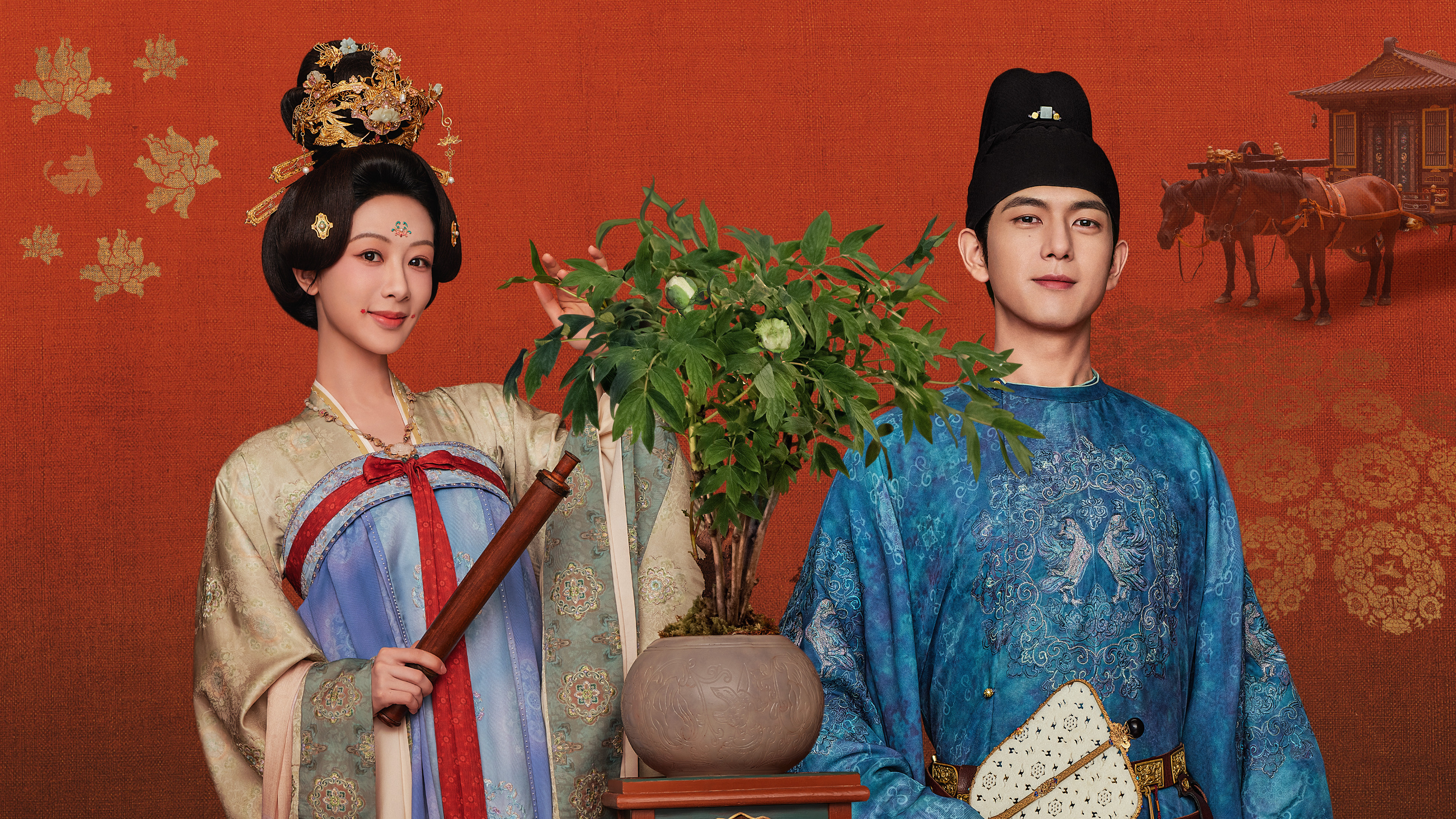 Backdrop for Flourished Peony