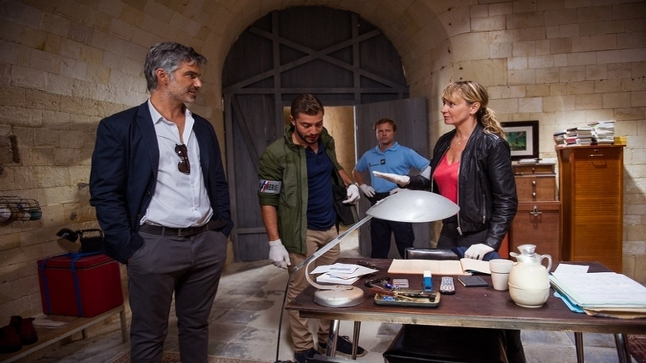 Backdrop for Murder on Aix Island