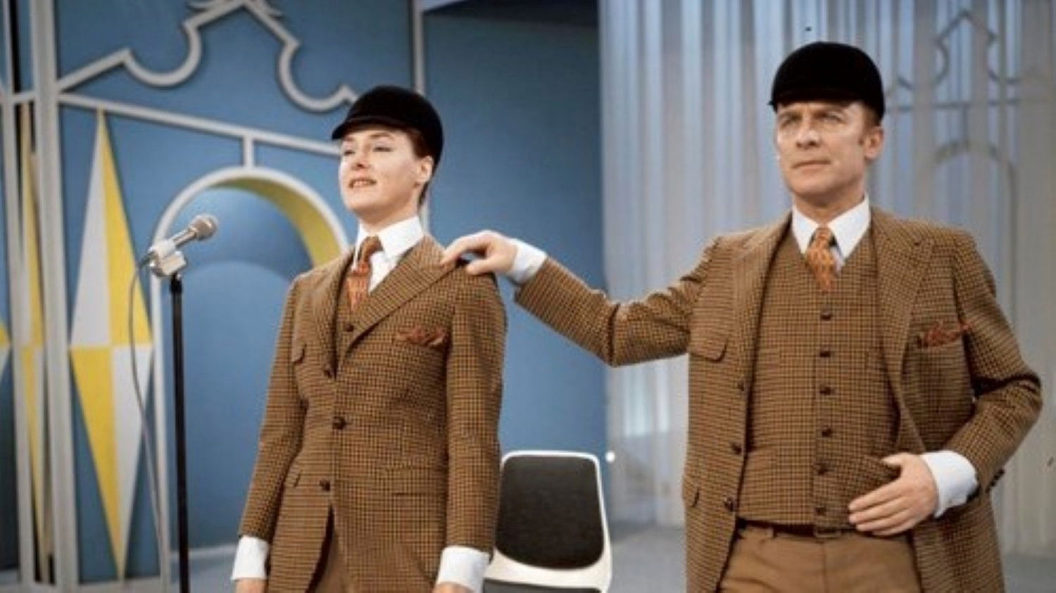 Backdrop for Wim Sonneveld and Ina van Faassen