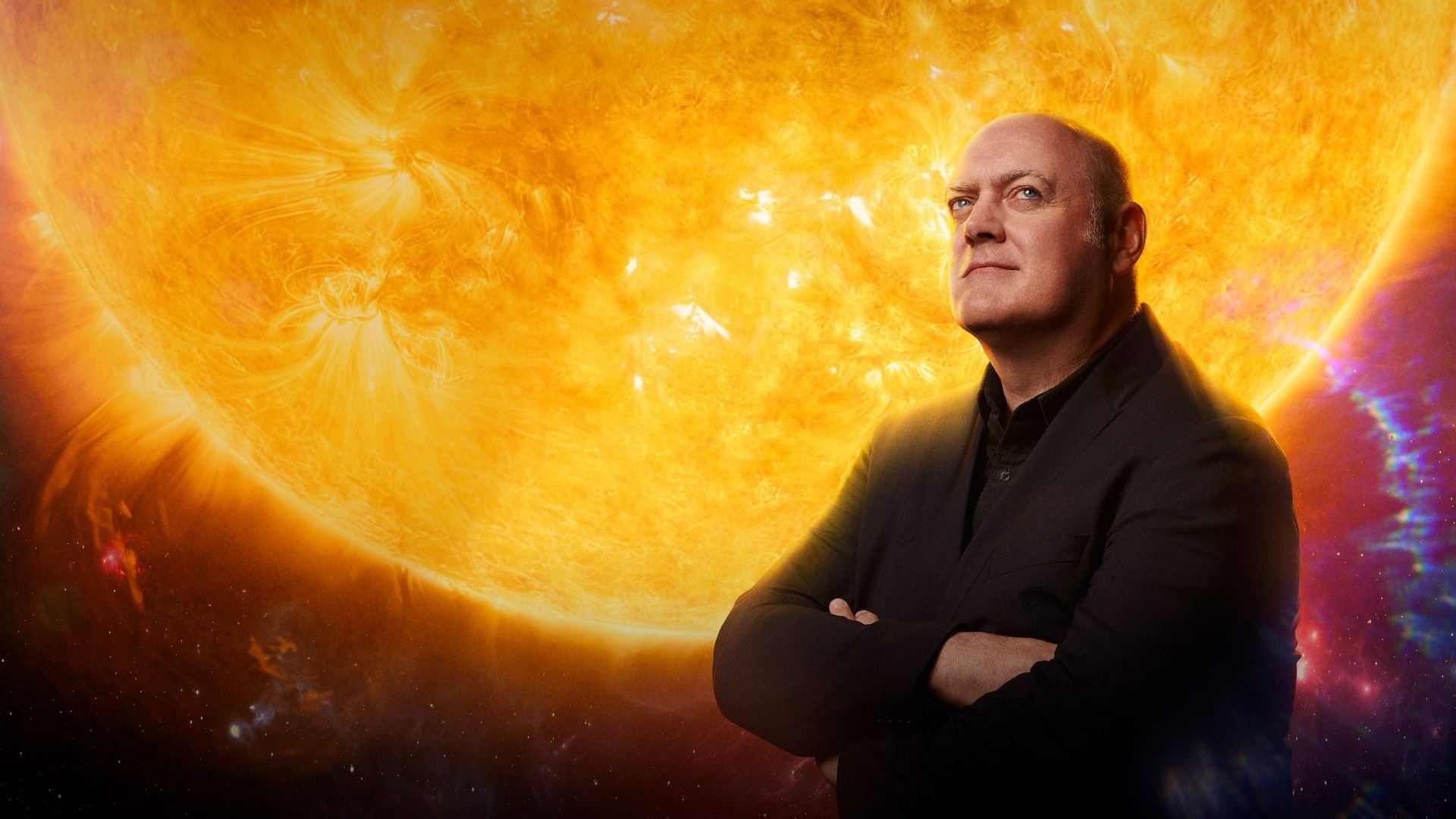 Backdrop for Secrets of the Sun with Dara Ó Briain