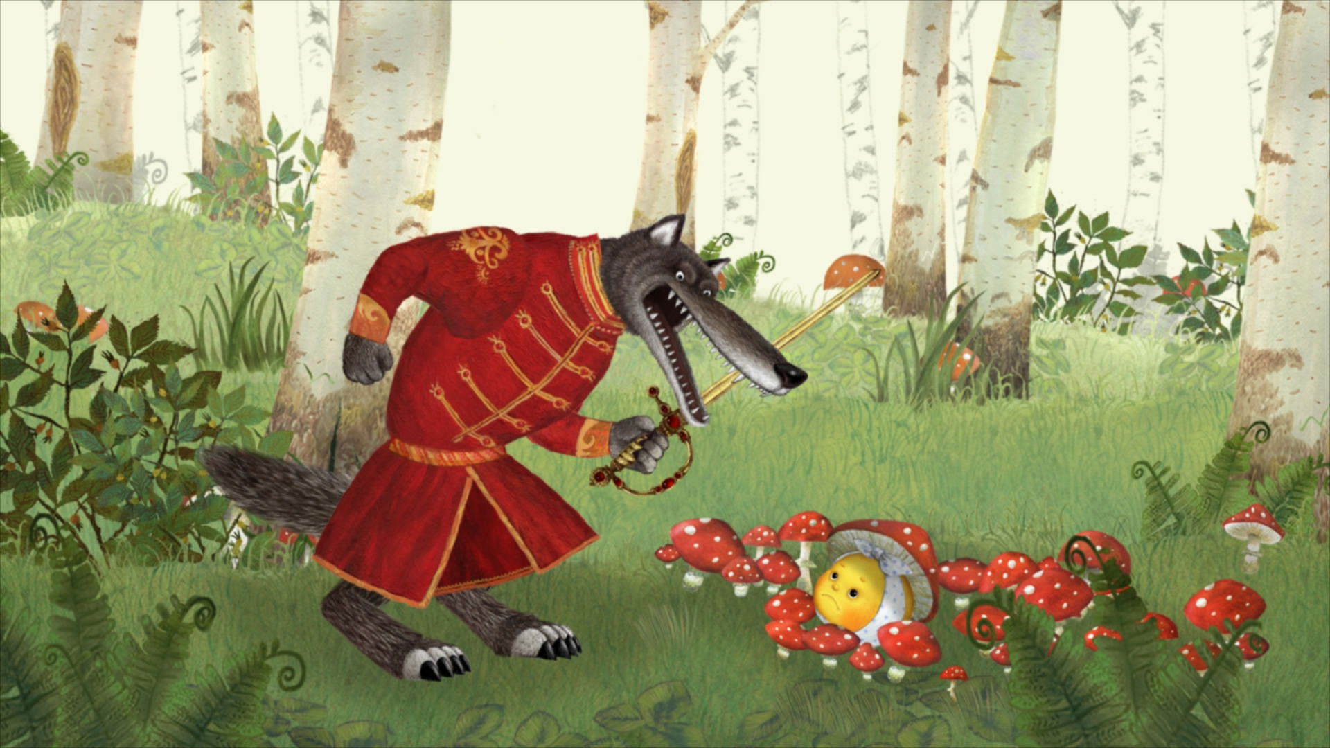 Backdrop for Kolobok