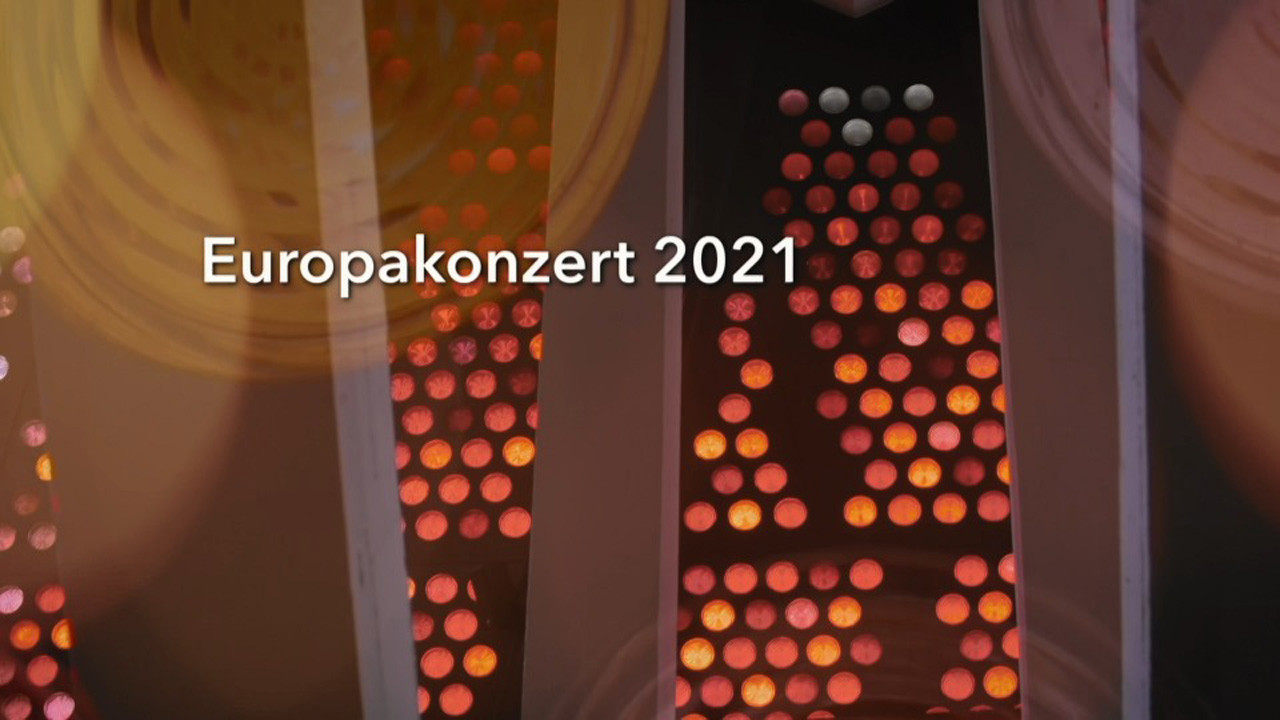 Backdrop for Europakonzert 2021 from Berlin