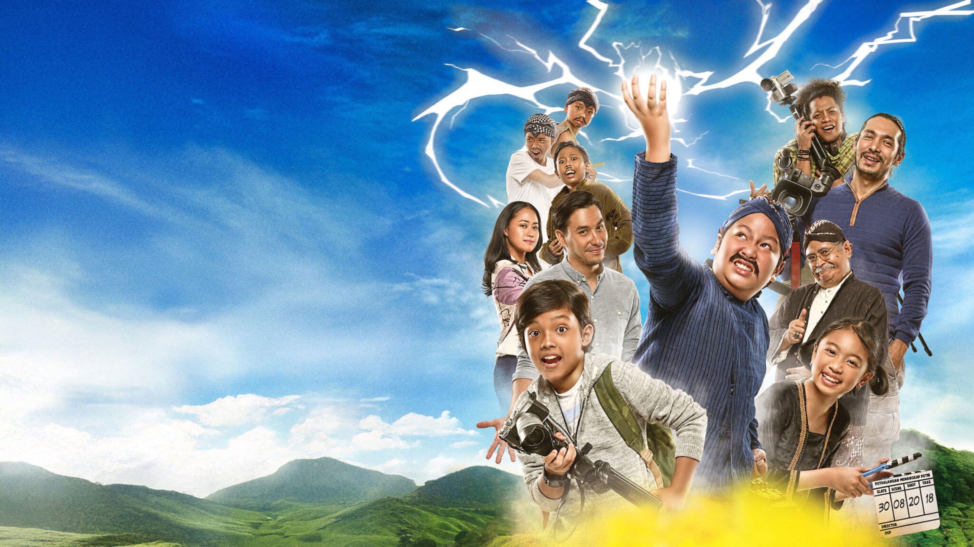 Backdrop for Lighting Catching Adventure