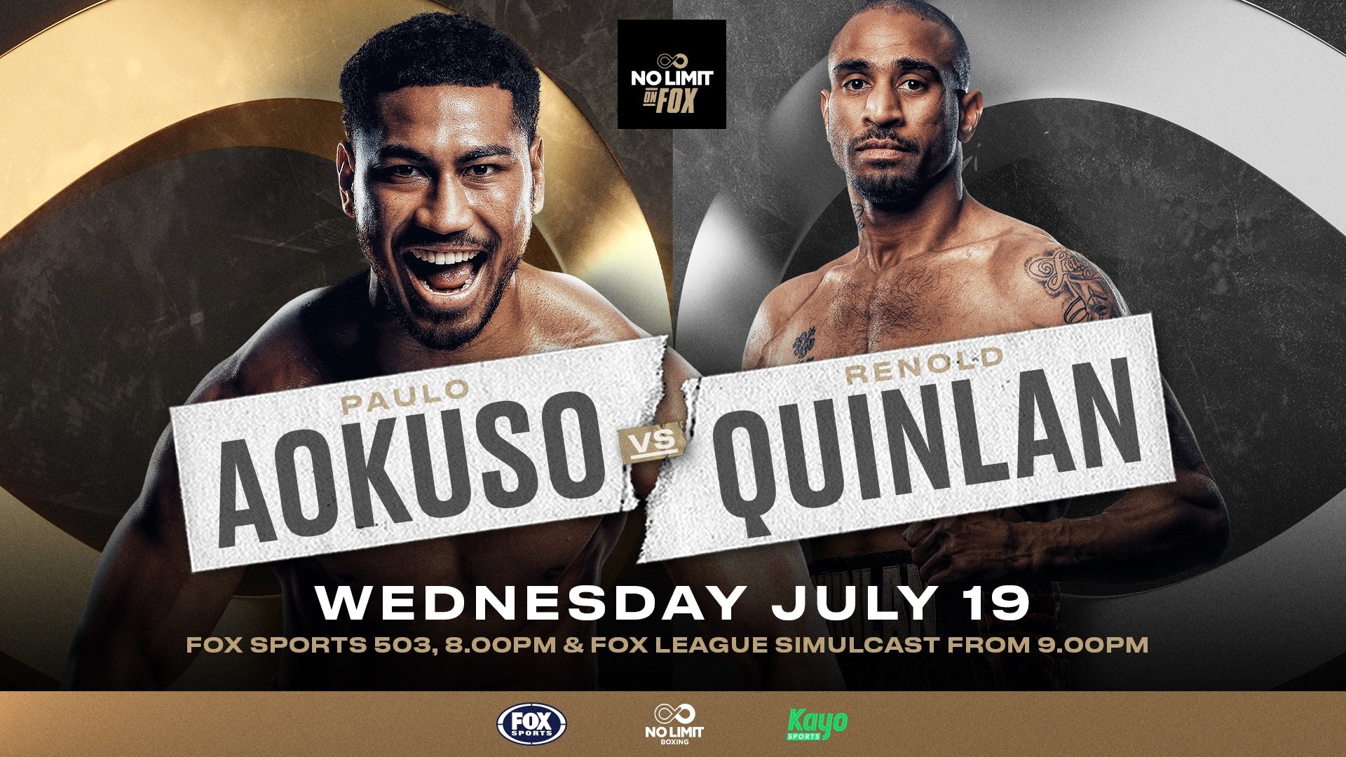 Backdrop for Paulo Aokuso vs. Renold Quinlan