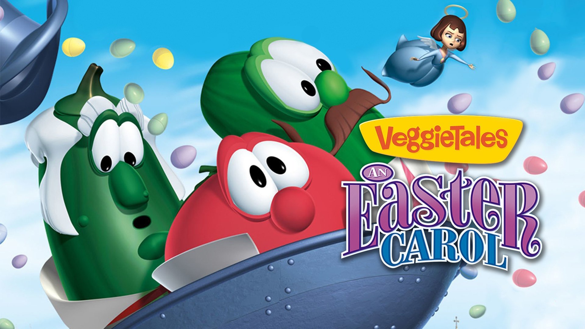 Backdrop for VeggieTales: An Easter Carol