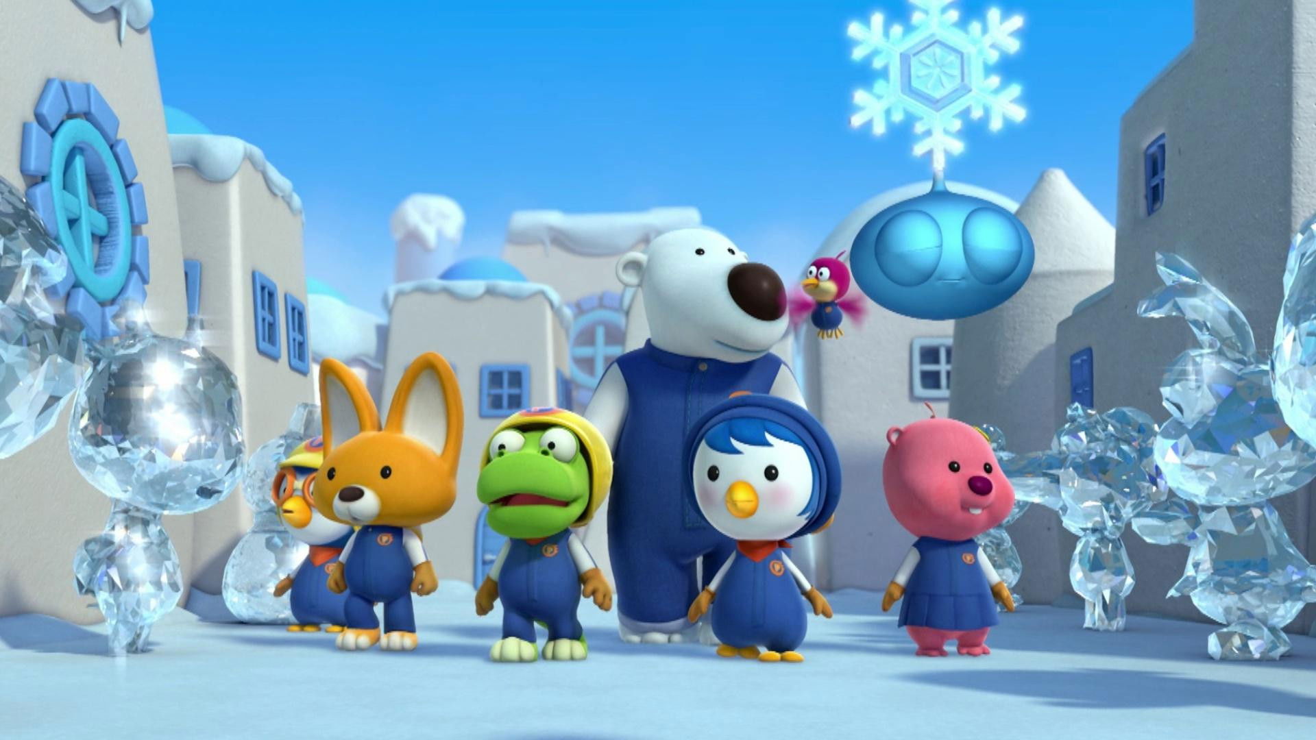 Backdrop for Pororo: The Snow Fairy Village Adventure