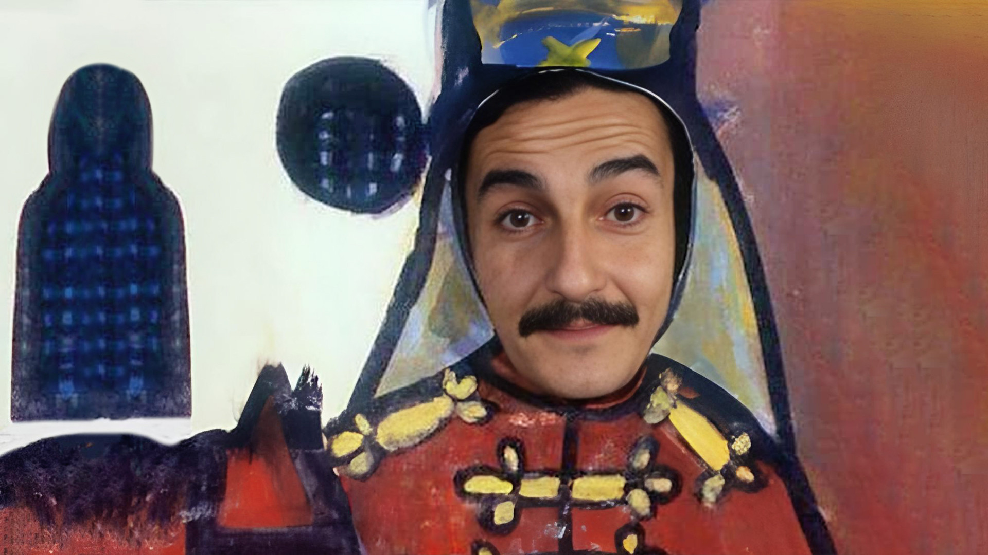 Backdrop for Les Trois Cousins