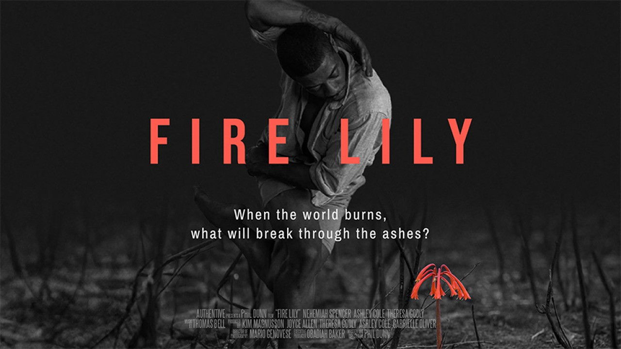 Backdrop for Fire Lily