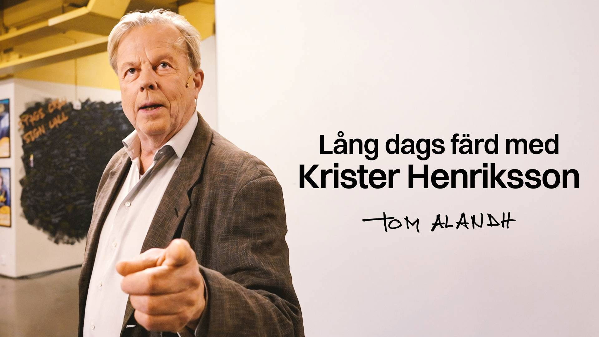 Backdrop for Lång dags färd med Krister Henriksson