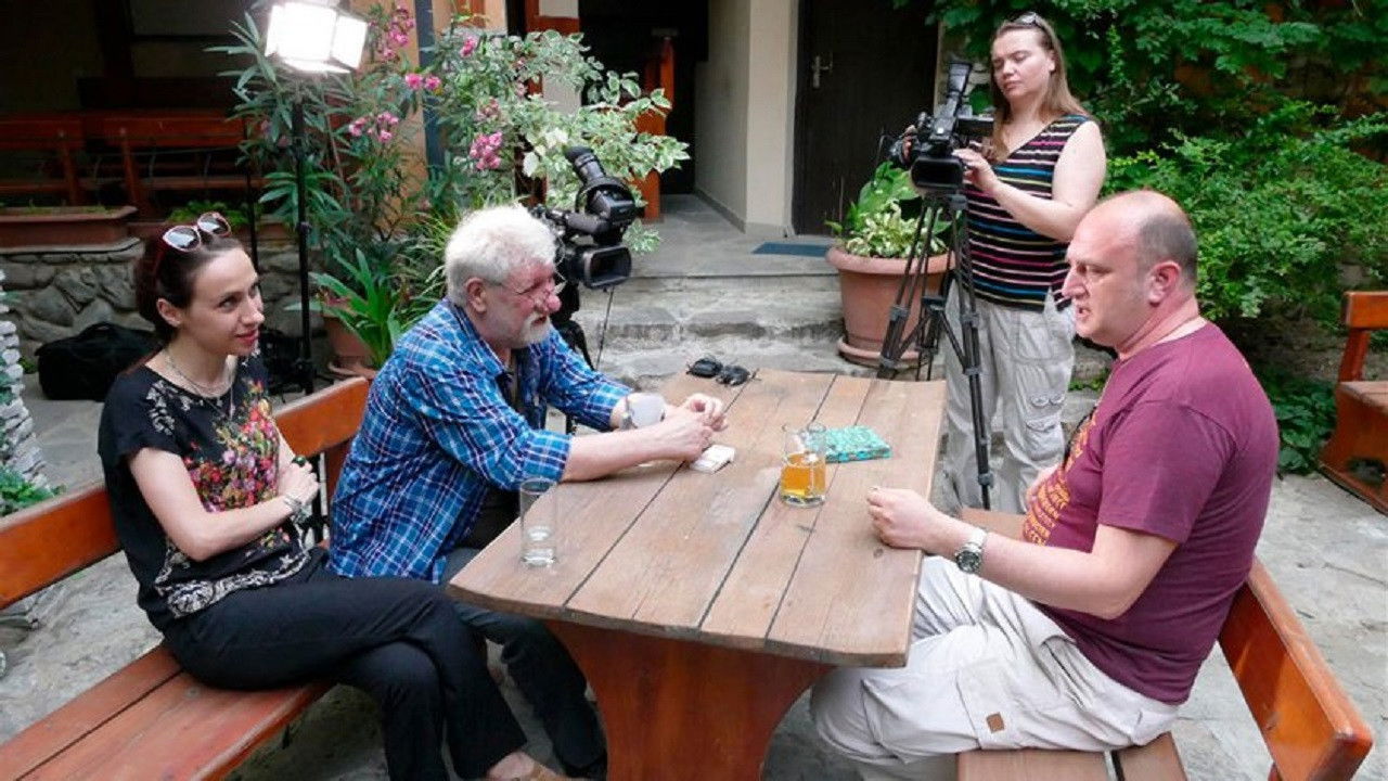 Backdrop for This Mad, Mad, Mad "Russian World"