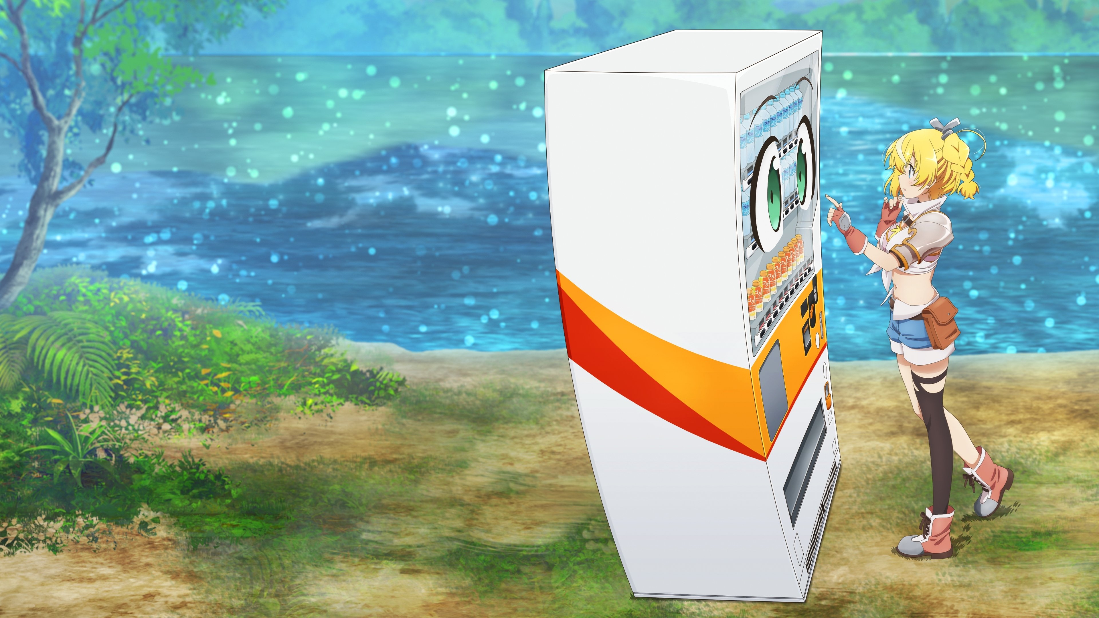 Backdrop for Reborn as a Vending Machine, I Now Wander the Dungeon