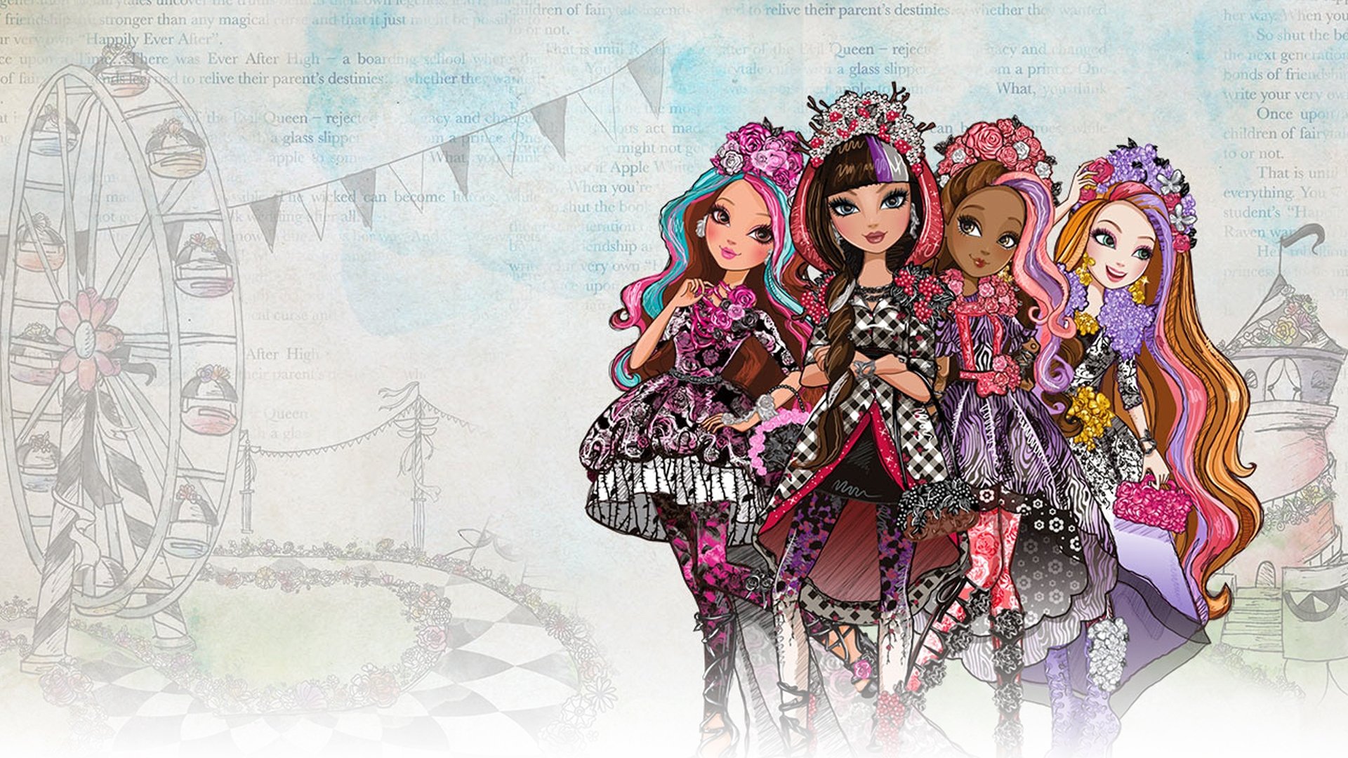 Backdrop for Ever After High: Spring Unsprung
