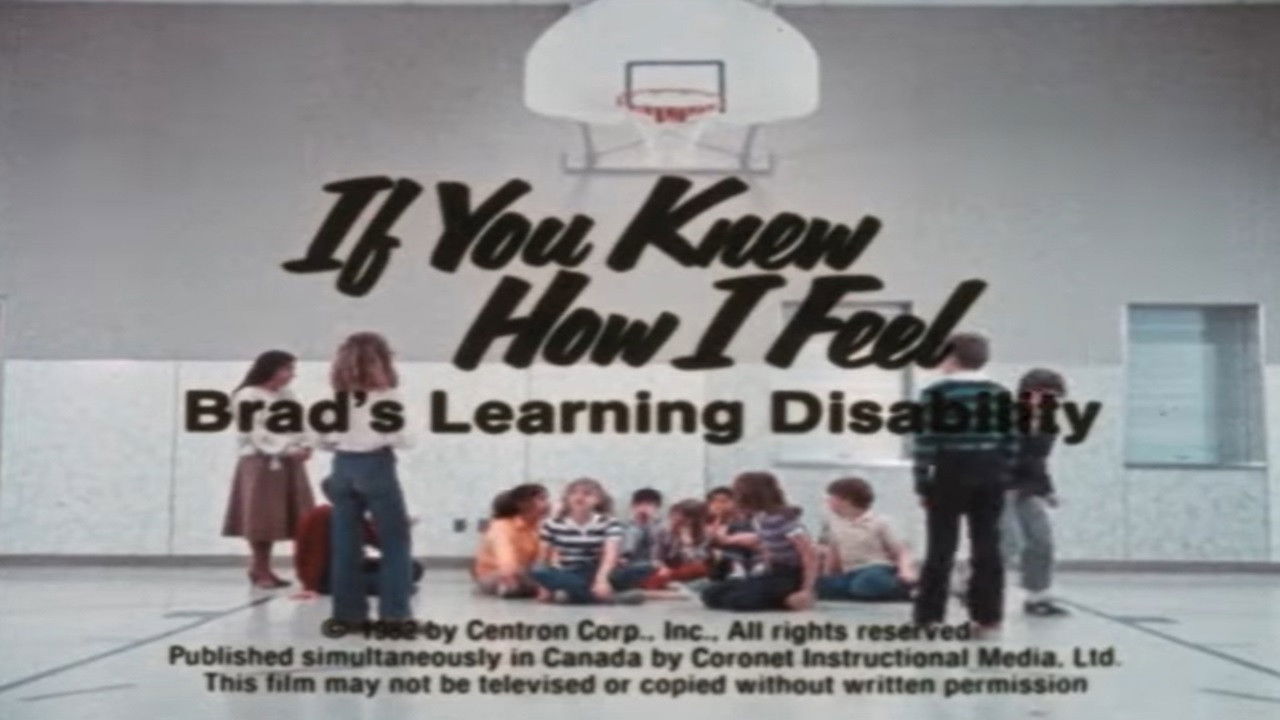 Backdrop for If You Knew How I Feel: Brad's Learning Disability