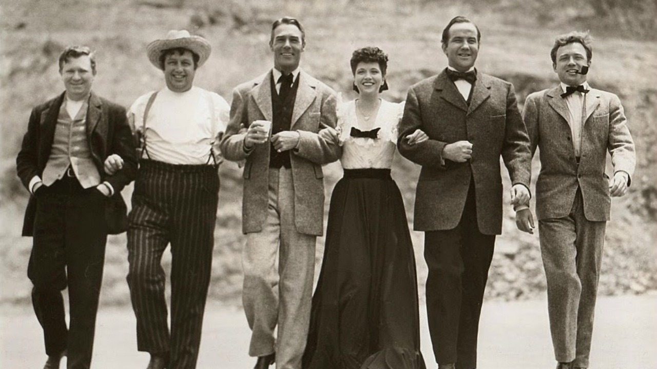 Backdrop for When the Daltons Rode