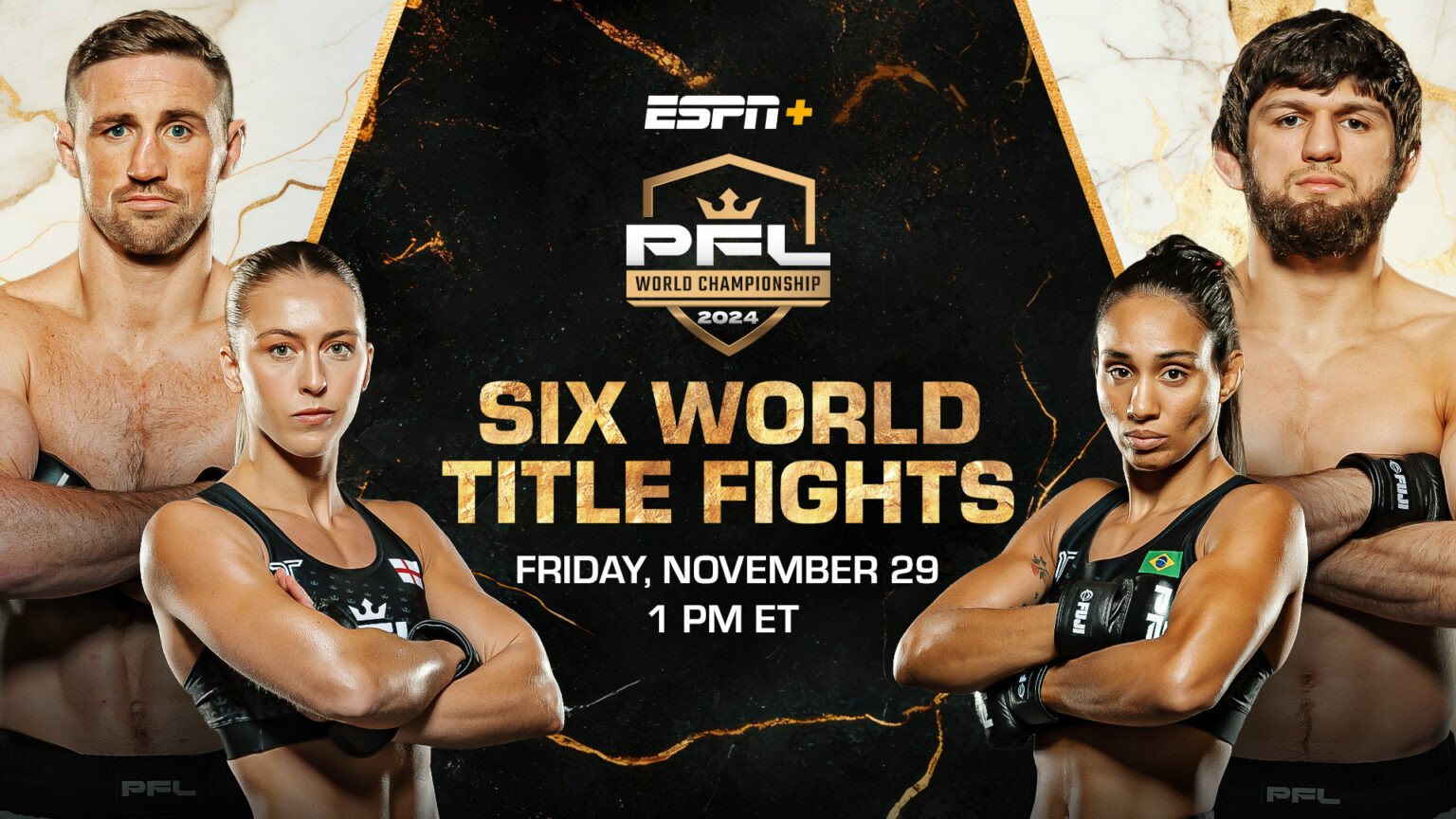 Backdrop for PFL 2024 Championships - Loughnane vs. Khizriev