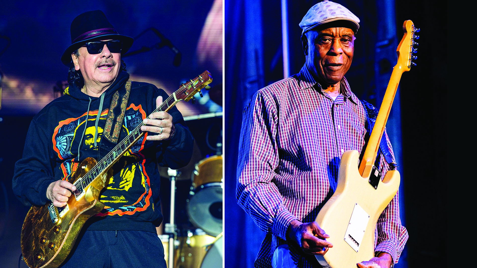 Backdrop for Carlos Santana and Wayne Shorter – Live at the Montreux Jazz Festival