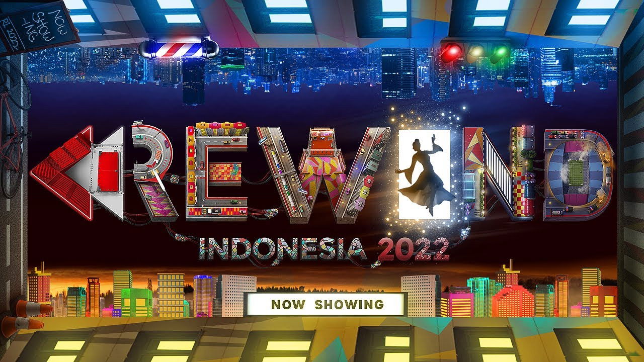 Backdrop for REWIND INDONESIA 2022