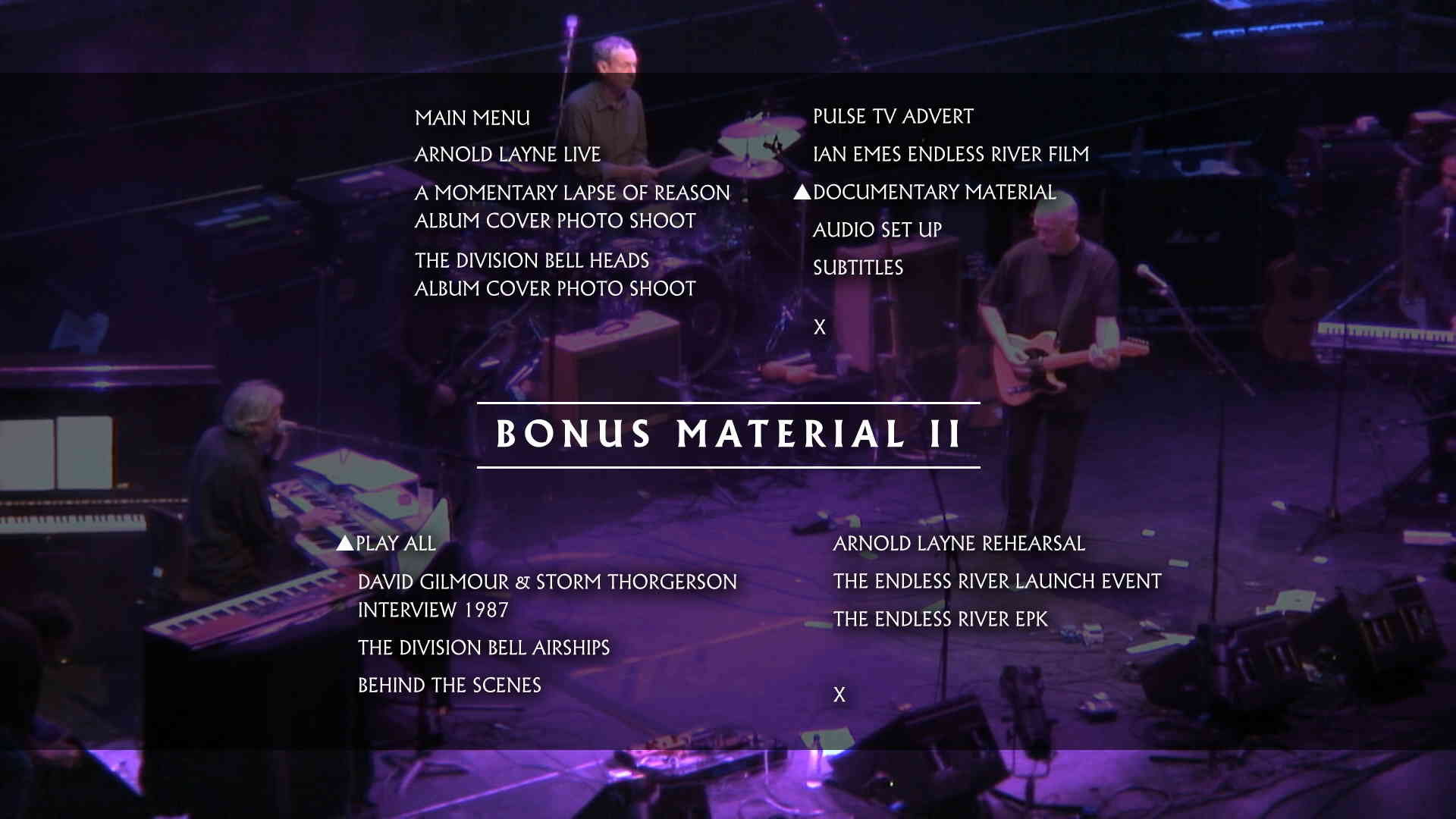 Backdrop for Pink Floyd: The Later Years, Vol 5 - Unreleased Live Films, Music Videos & Concert Screen Films
