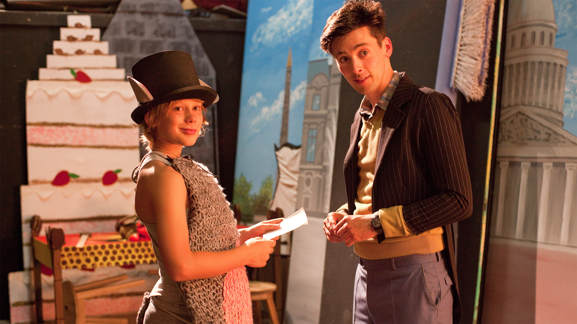 Backdrop for Mister Twister on Stage