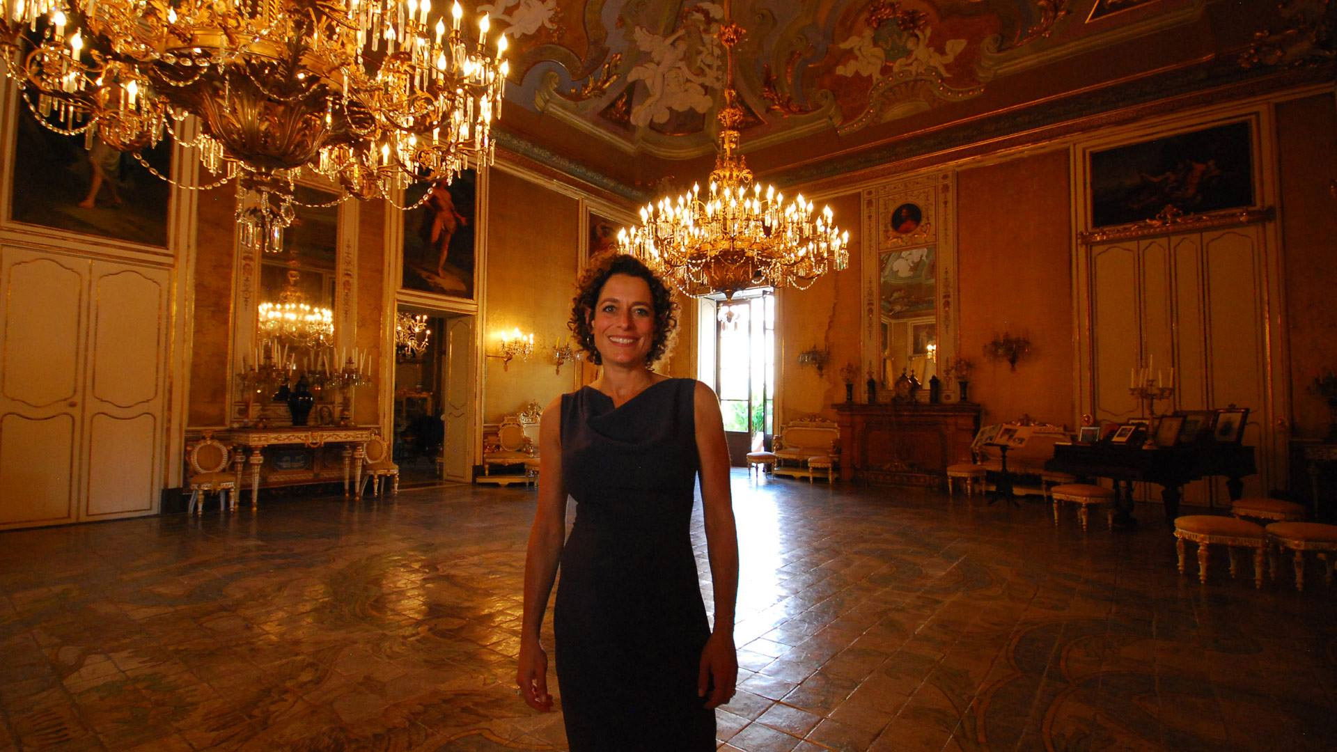 Backdrop for Alex Polizzi's Italian Islands