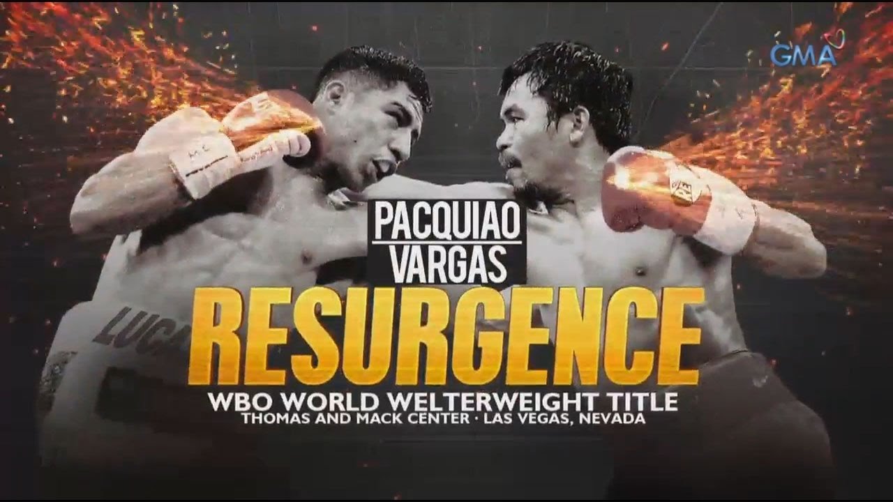 Backdrop for Manny Pacquiao vs. Jessie Vargas