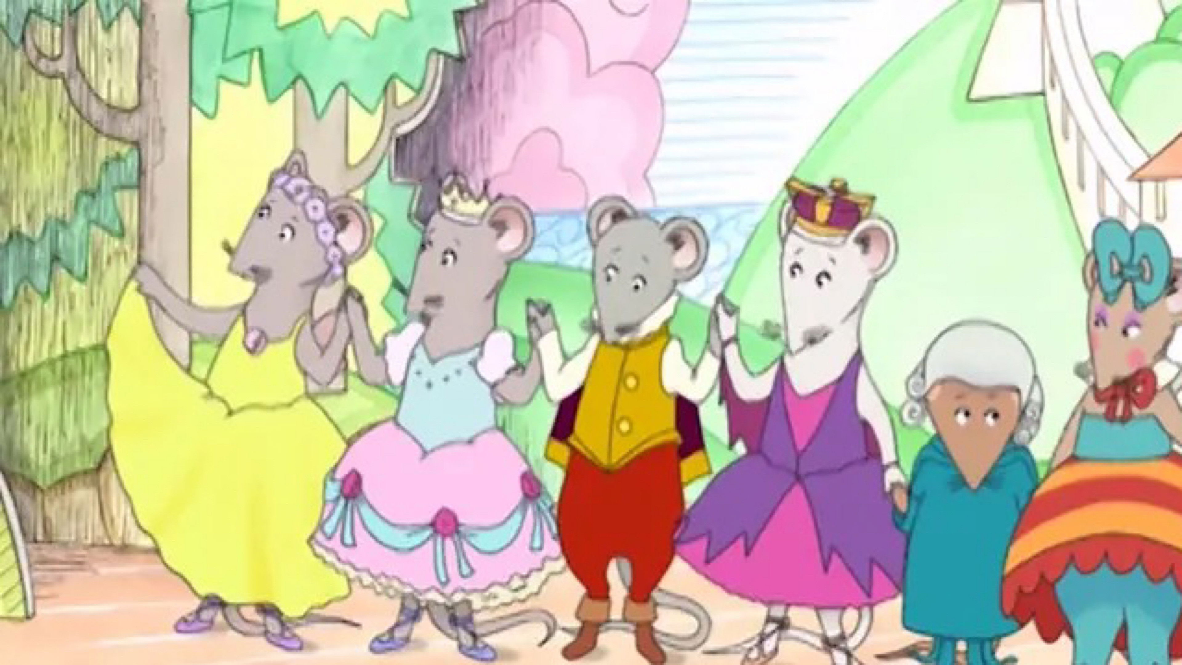 Backdrop for Angelina Ballerina: The Show Must Go On