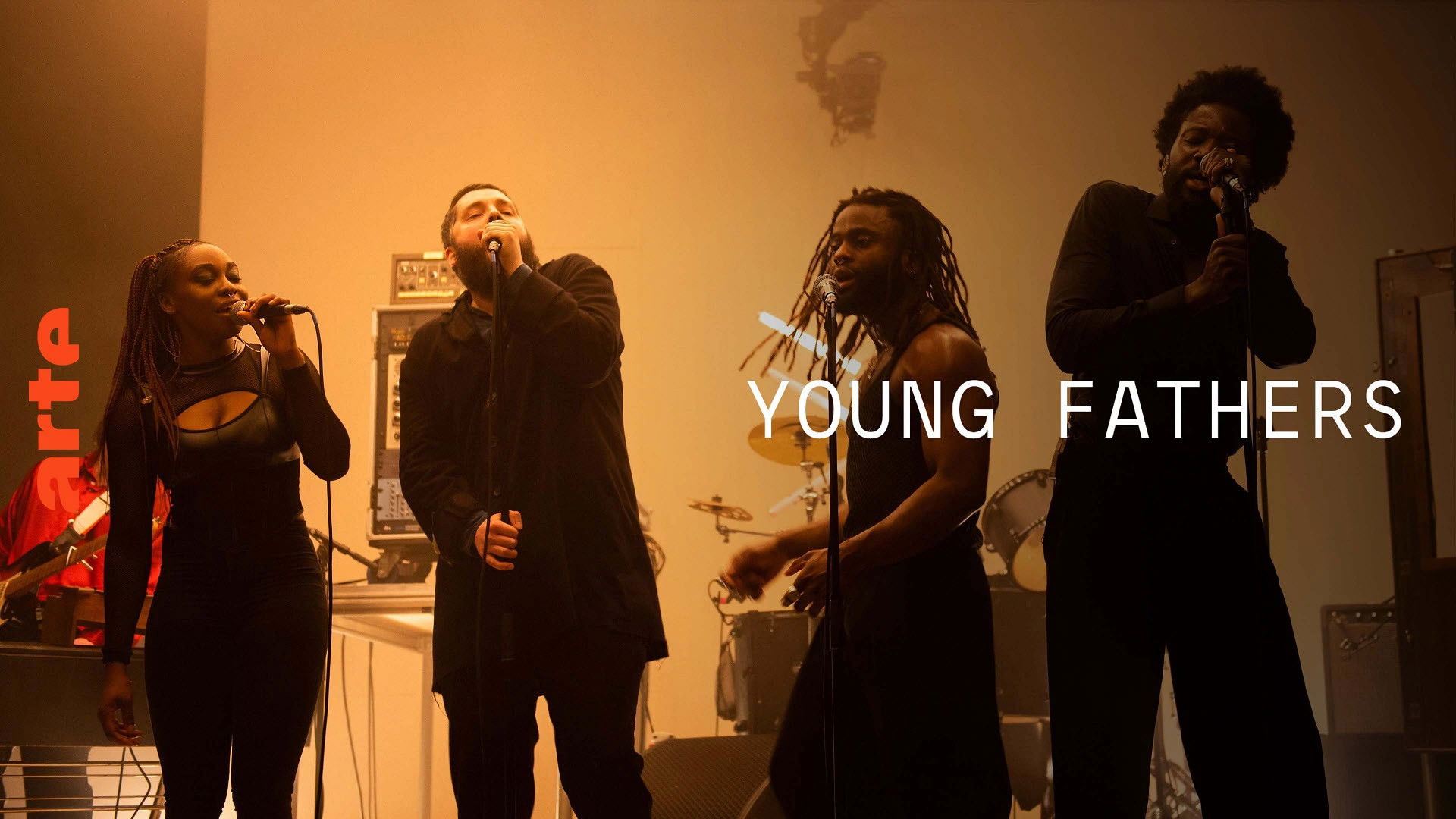 Backdrop for Young Fathers: Echoes with Jehnny Beth