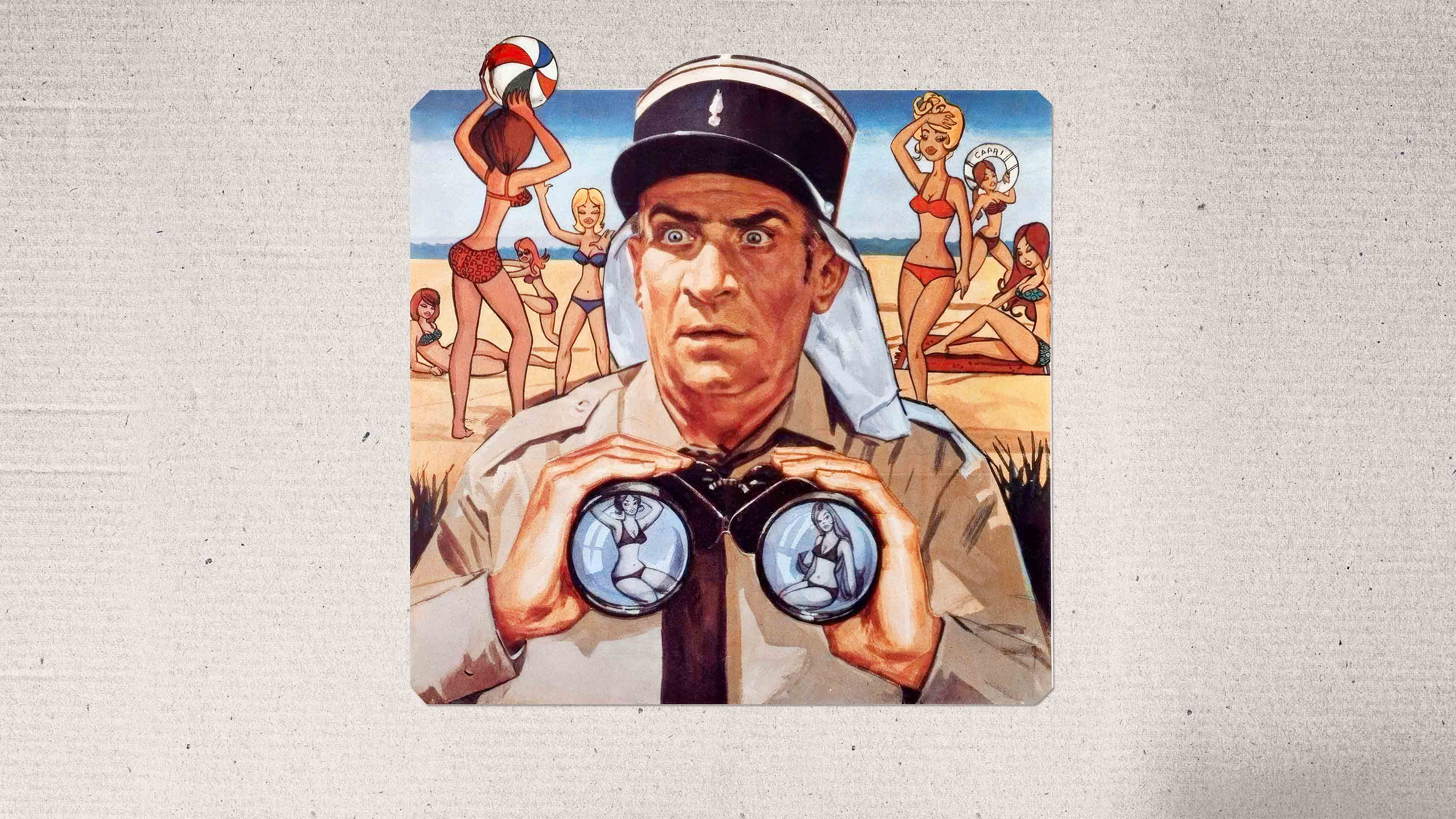 Backdrop for The Gendarme Takes Off