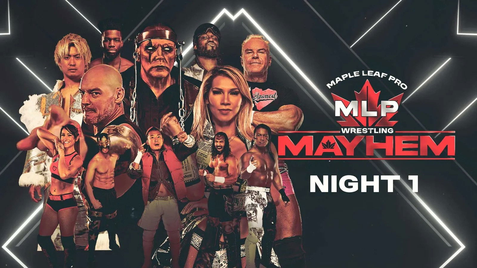 Backdrop for Maple Leaf Pro Wrestling - Mayhem Night 1