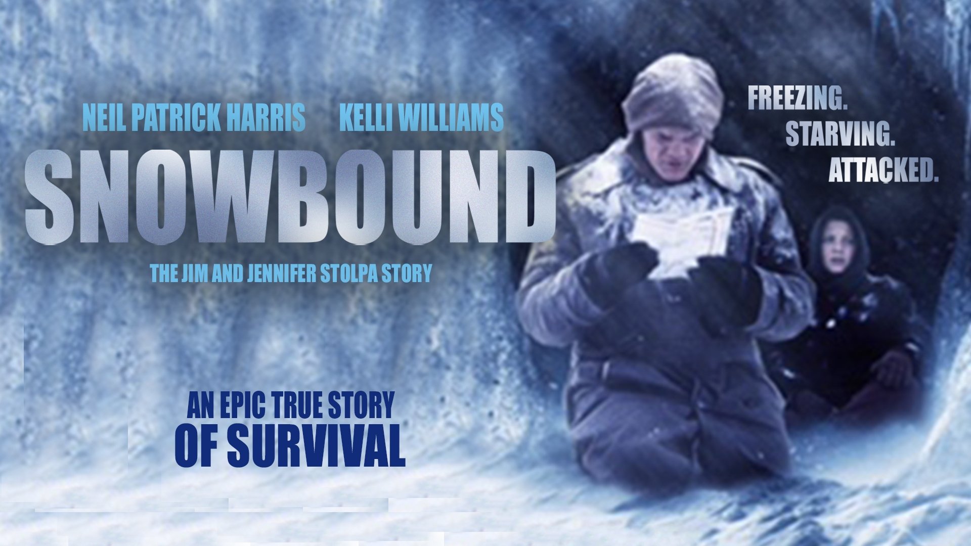 Backdrop for Snowbound: The Jim and Jennifer Stolpa Story