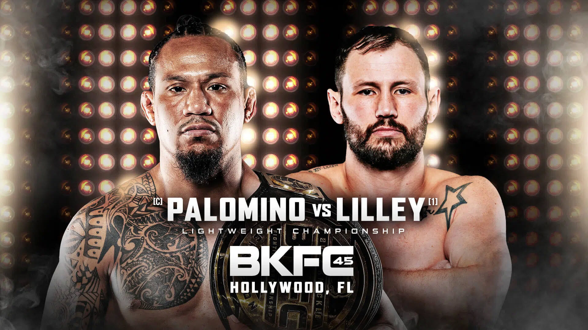 Backdrop for BKFC 45: Palomino vs. Lilley