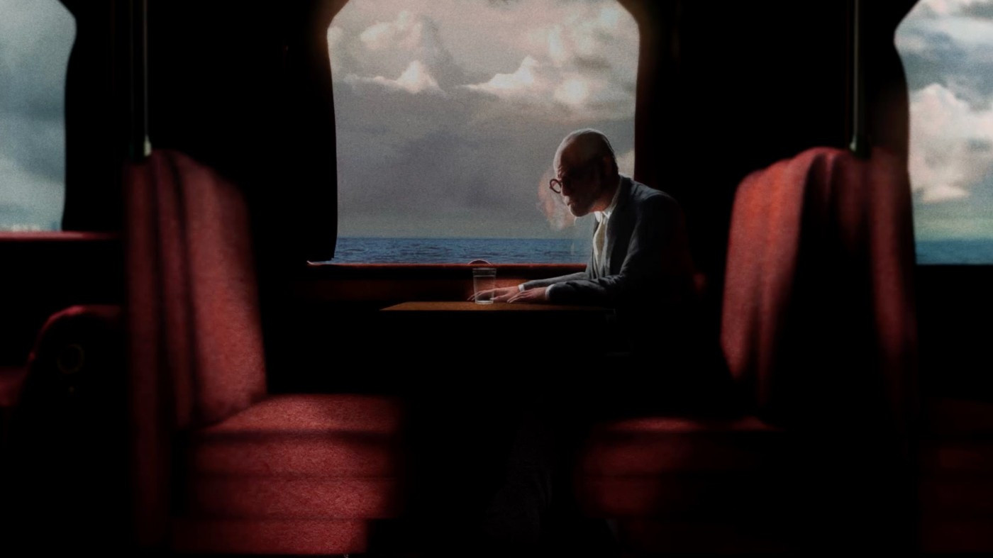 Backdrop for OUTSIDER. FREUD