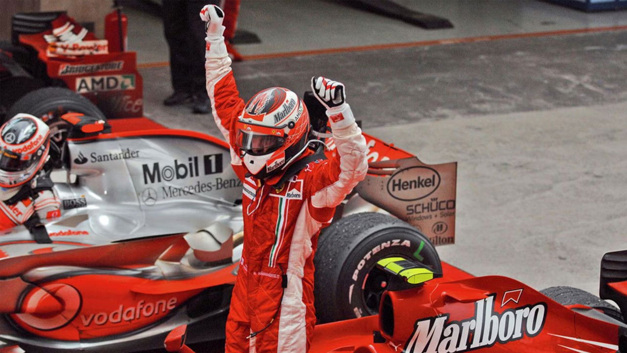 Backdrop for Kimi Made It At Last: The Official Review Of The 2007 FIA Formula One World Championship