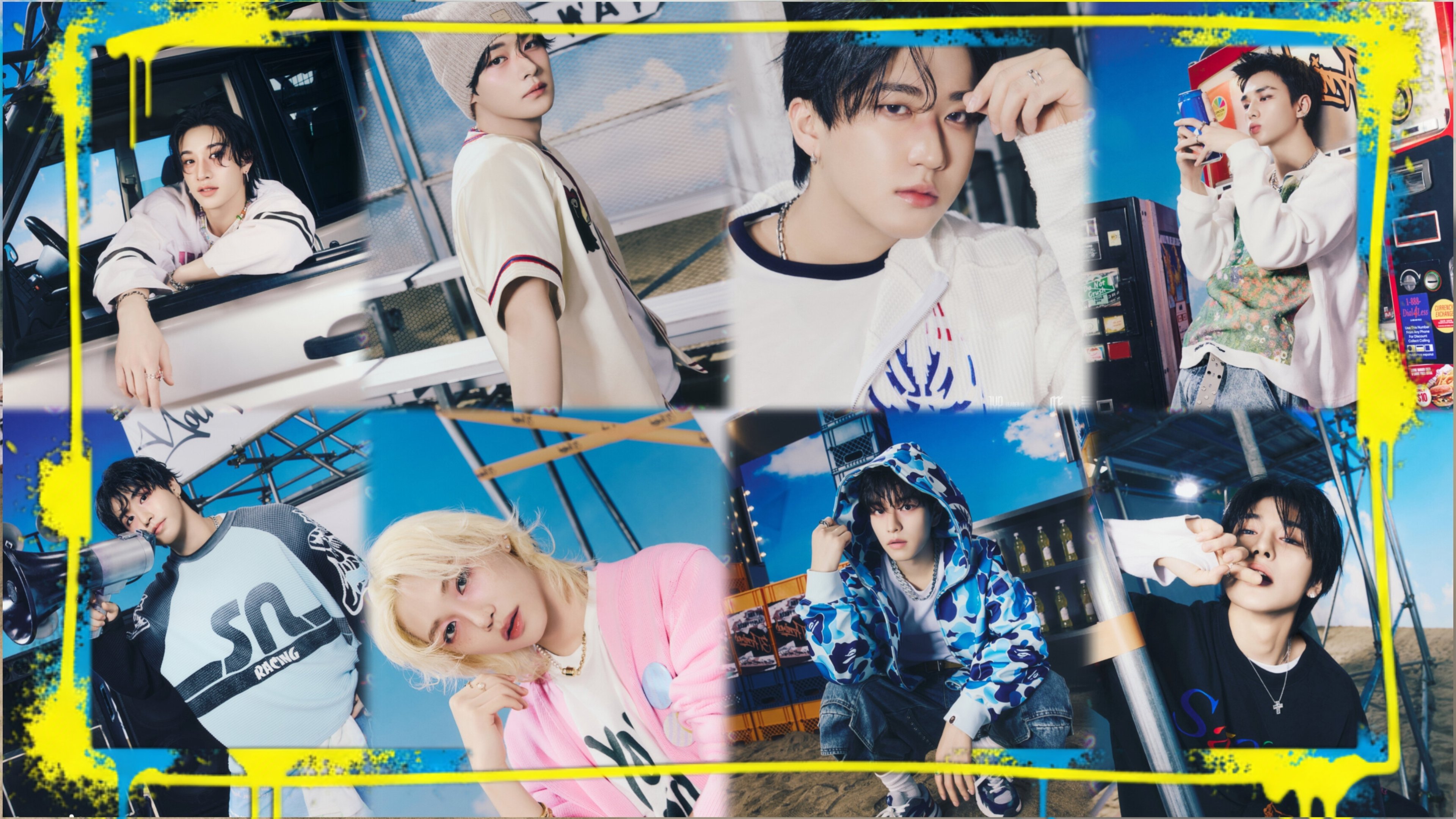 Backdrop for Beyond LIVE - Stray Kids World Tour〈dominATE : celebrATE〉