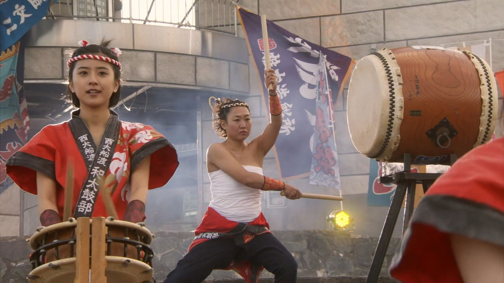 Backdrop for Koi no sanriku ressha kon de iko!