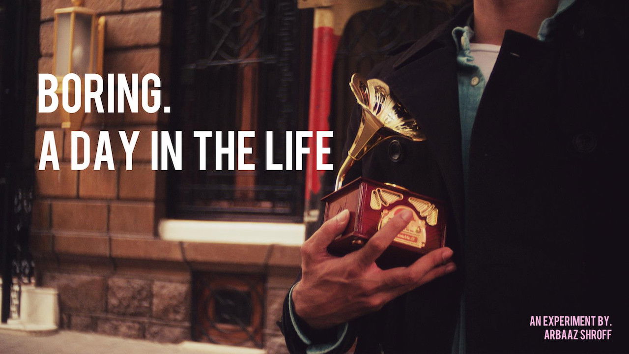 Backdrop for BORING. A DAY IN THE LIFE