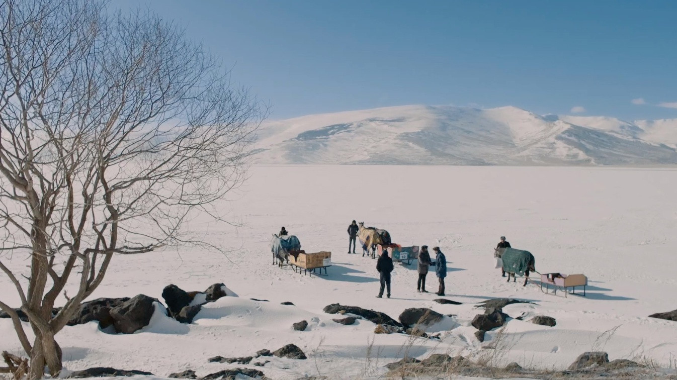 Backdrop for Red Snow